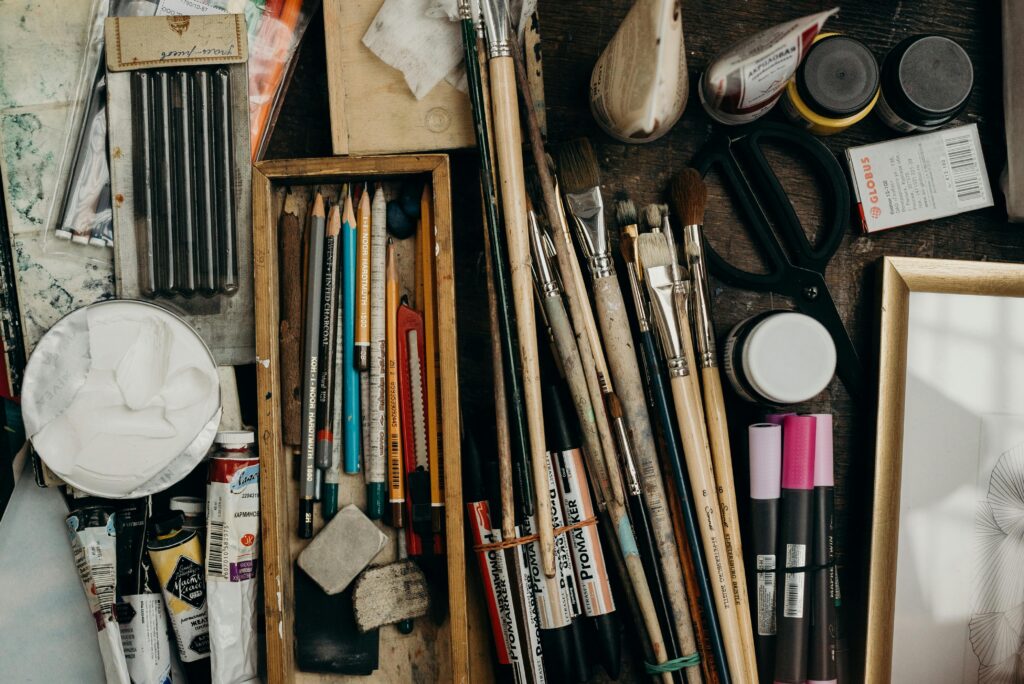 Decorative Image: Art supplies